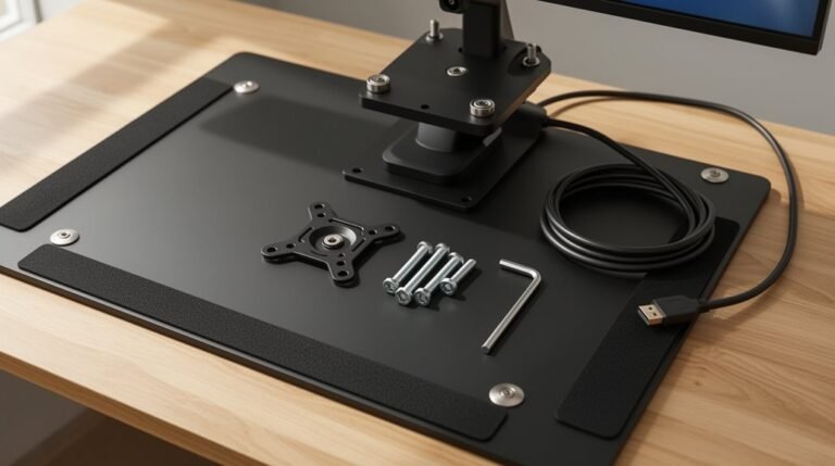 adding monitor to desk