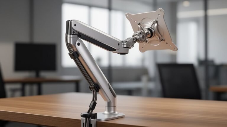 adjust monitor arm height