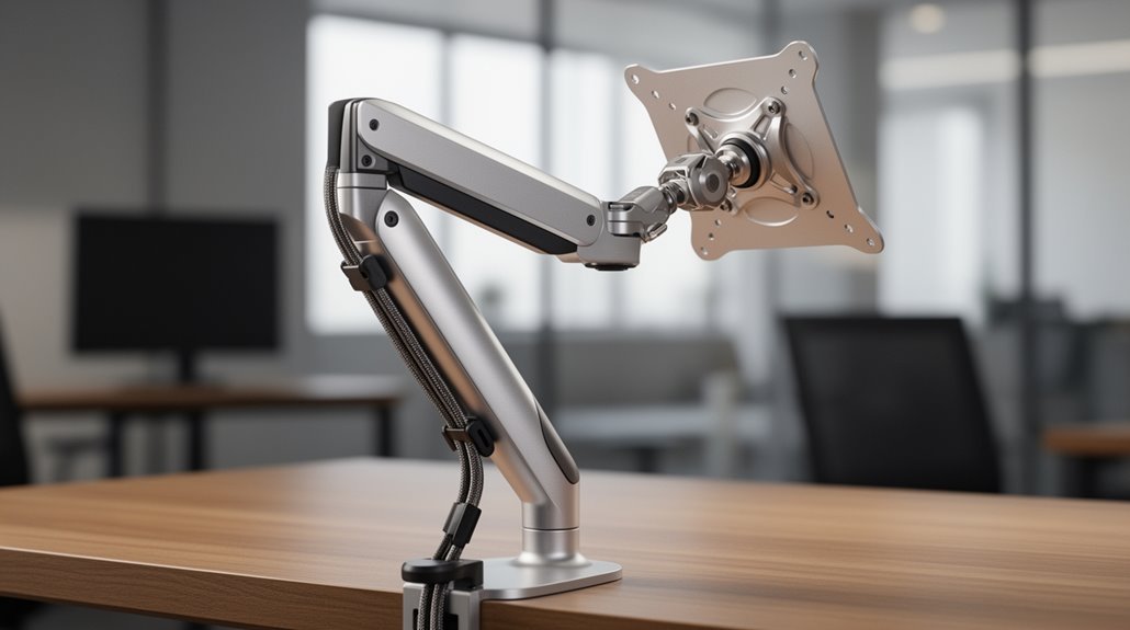 adjust monitor arm height