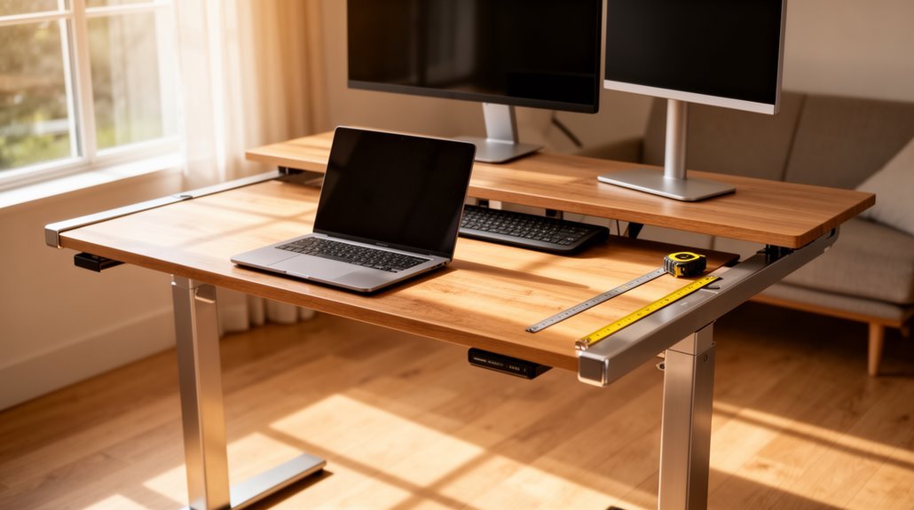 adjustable desk height guidelines