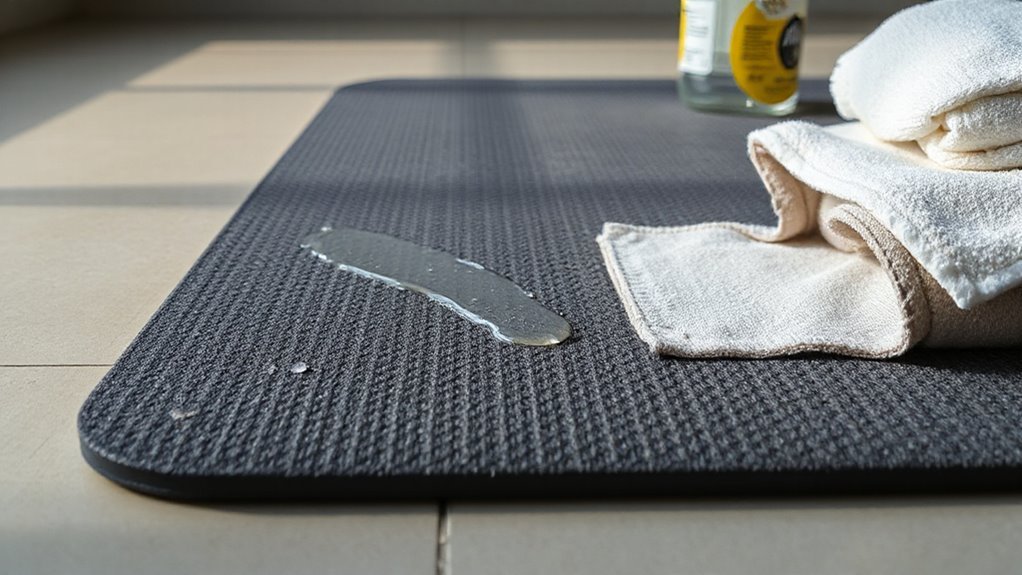 anti fatigue mat cleaning routine