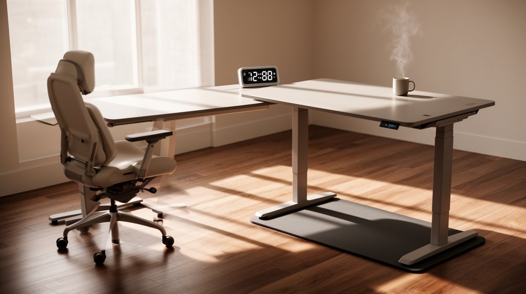 balance sitting and standing