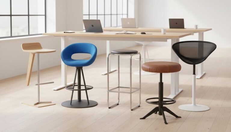 comfortable standing desk stools