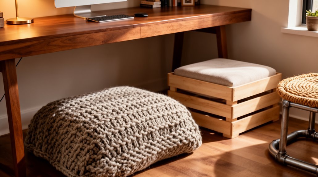 creative desk footrest solutions