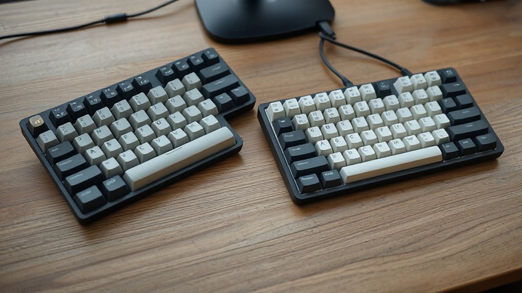 customizable ergonomic keyboard features