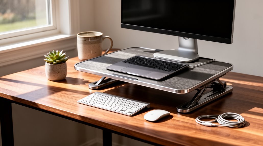 desk converter sitting standing