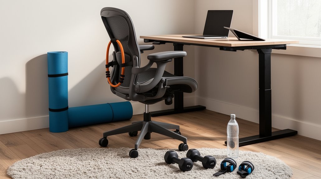 desk exercise tips and tricks