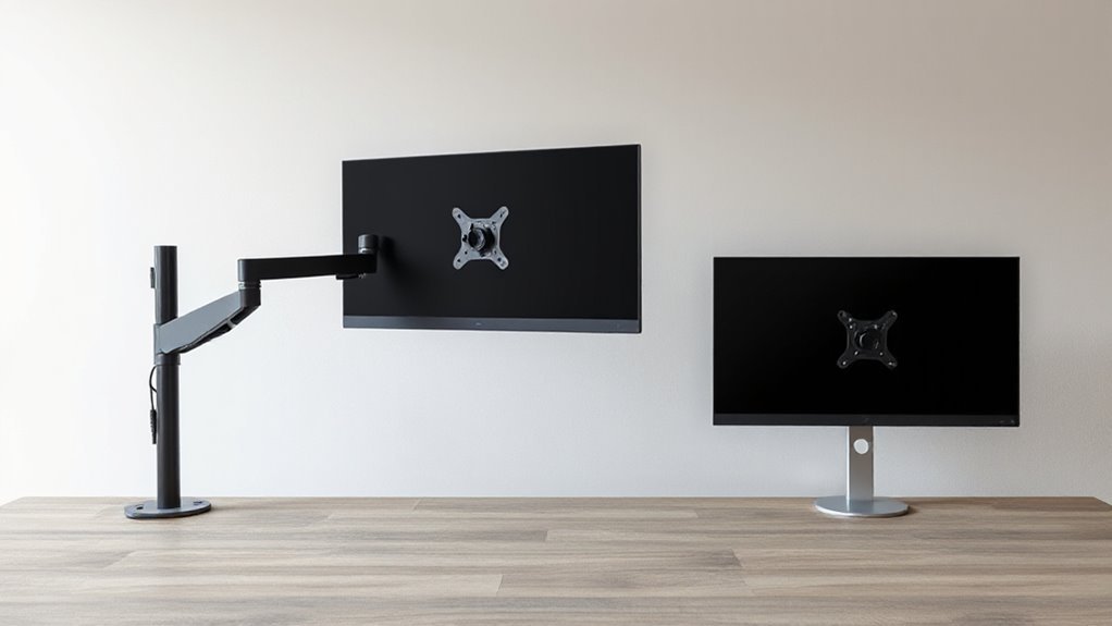 dual vs single monitor arms