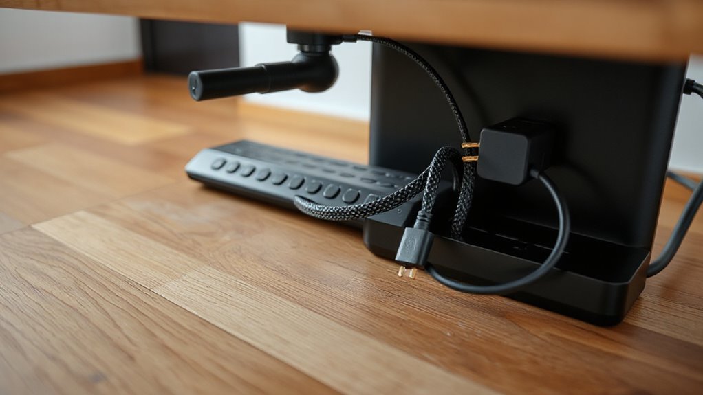 efficiently organized power strips