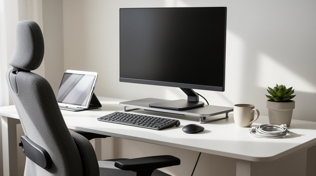 ergonomic desk setup tips
