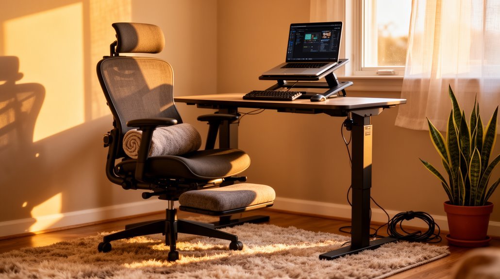 ergonomic home office setup