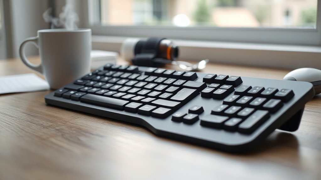 ergonomic keyboards alleviate discomfort