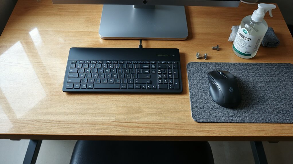 ergonomic setup maintenance guidelines