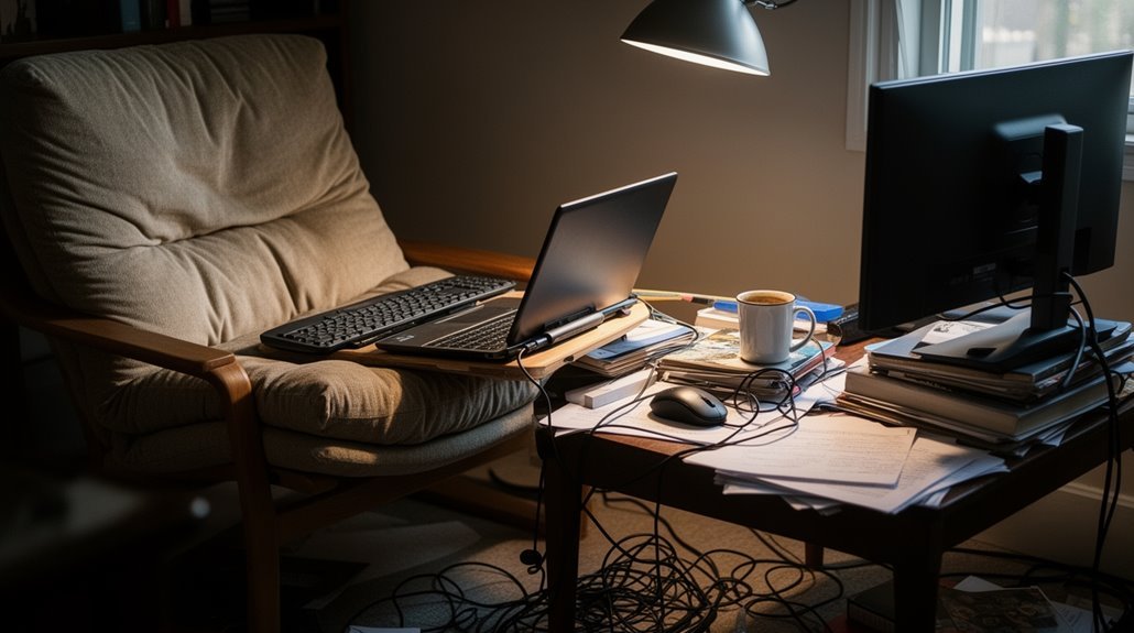 home office ergonomic errors