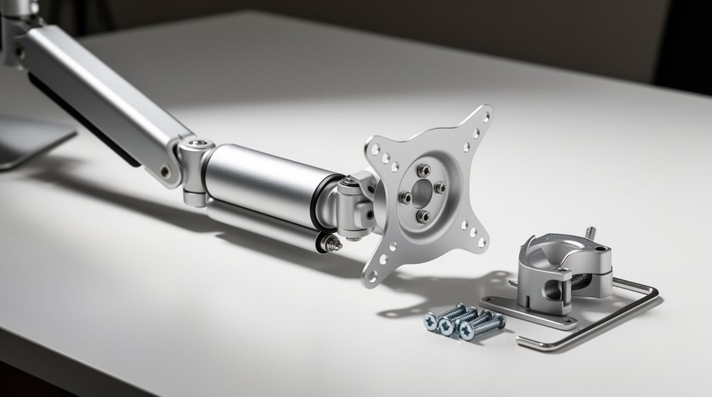 install monitor arm correctly