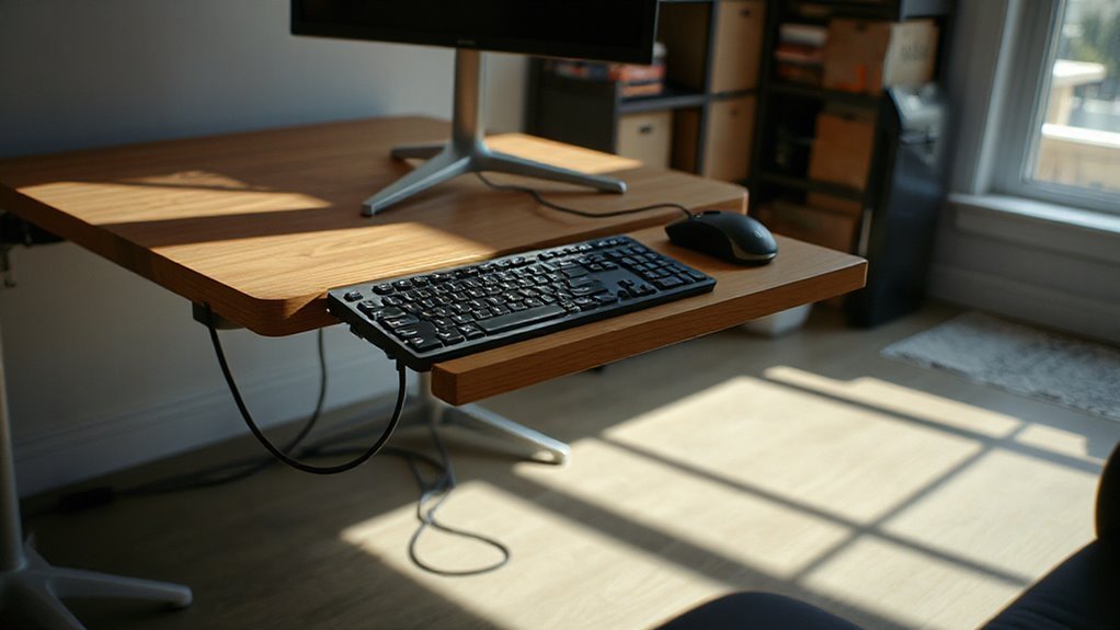 keyboard tray effectiveness challenges