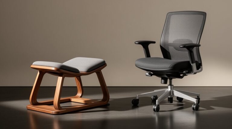 kneeling chair versus office chair