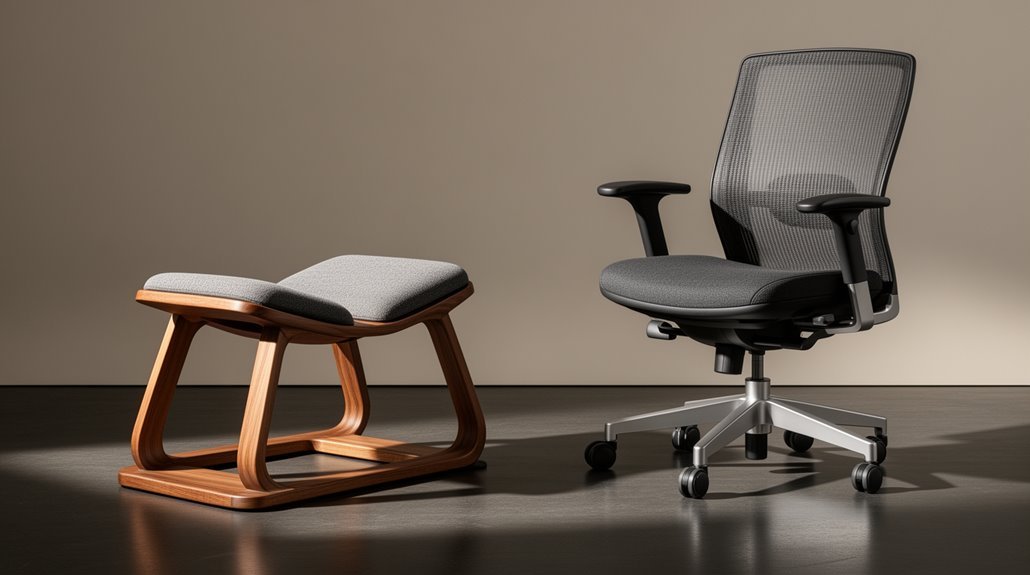 kneeling chair versus office chair