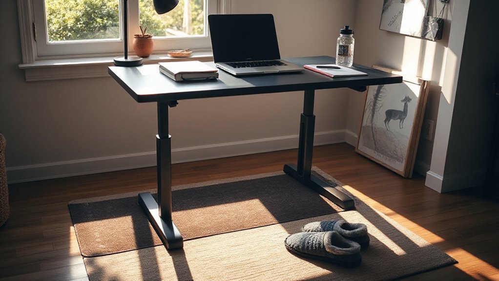 manage standing desk discomfort