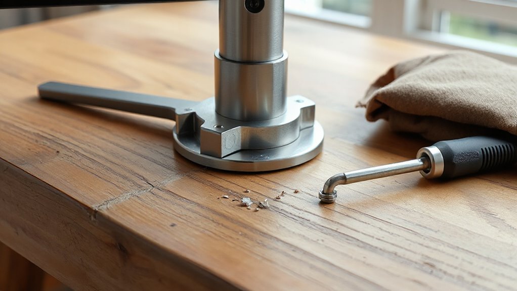 monitor arm protection strategies