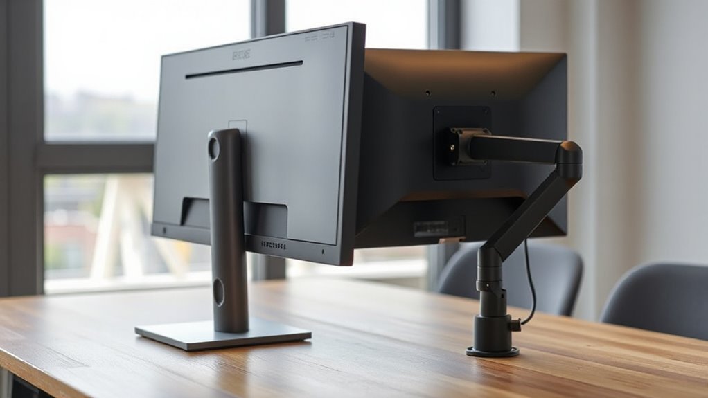 monitor arms installation stability