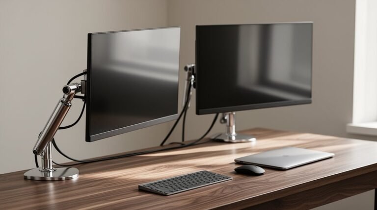 monitor arms provide ergonomic benefits