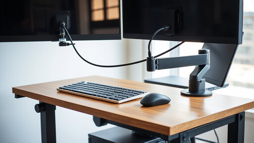 optimize monitor setup ergonomically