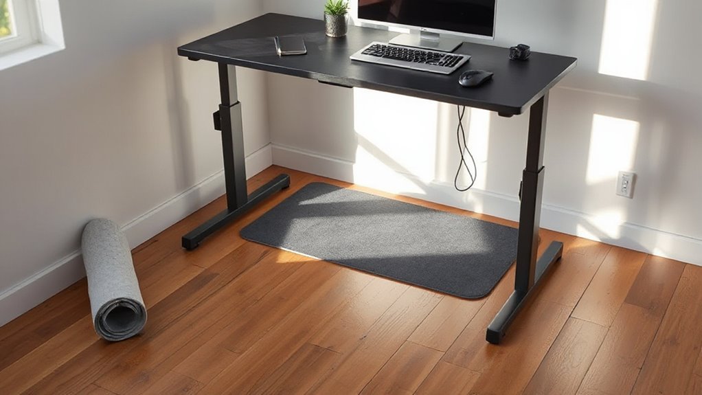 optimize standing desk ergonomics