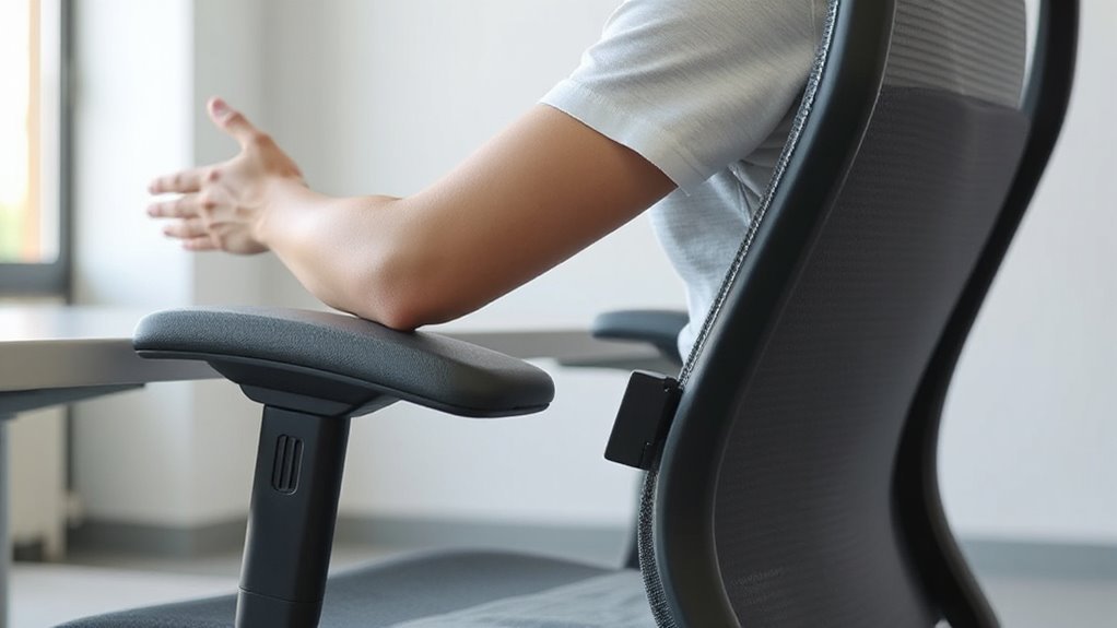 proper armrest adjustment guidelines