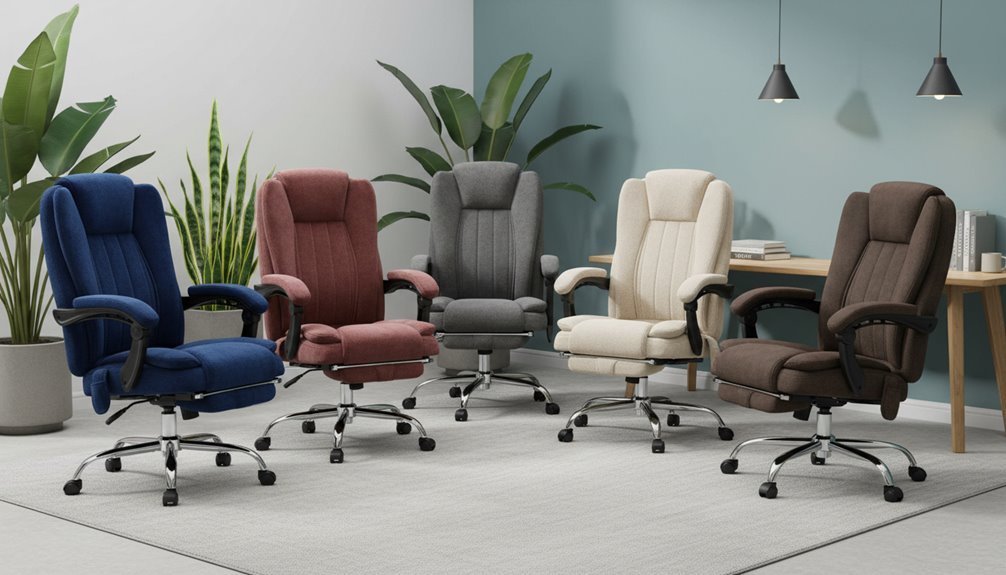 reclining office chairs selection