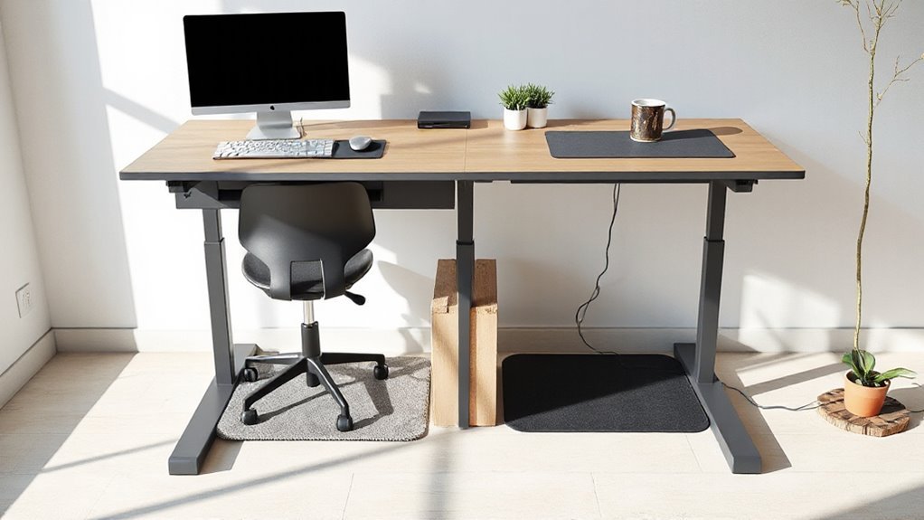 sit stand workstation ergonomics setup