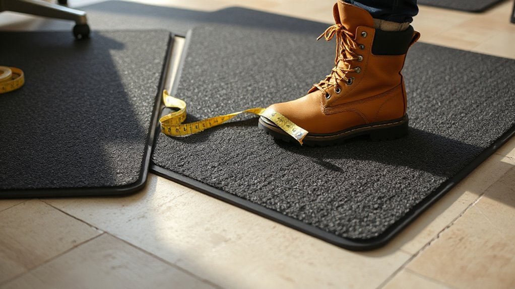 sizing and selecting mats