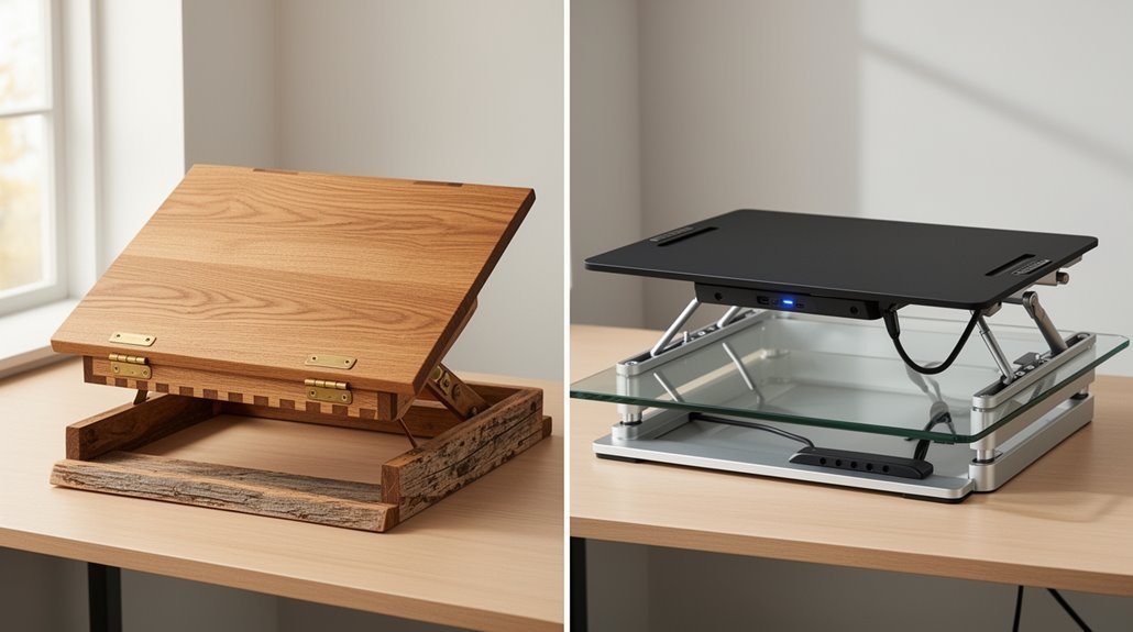 standing desk converter options